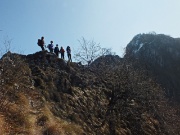 Anello di Punta Almana (1390 m) in cresta integrale il 9 marzo 2014 - FOTOGALLERY